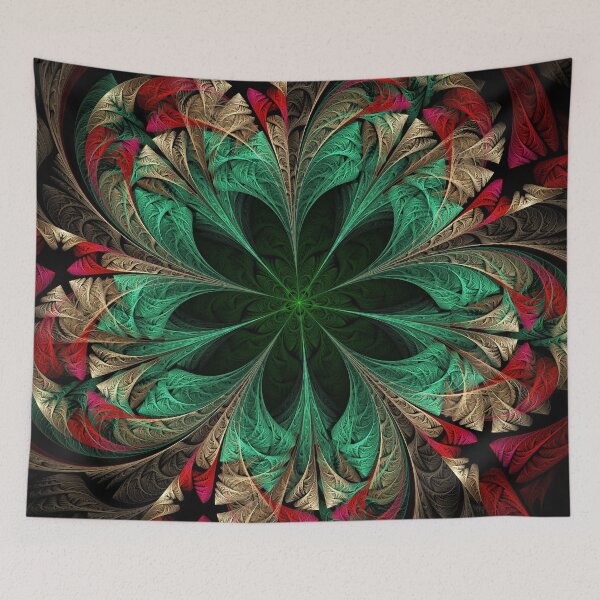 Item preview, Colorful Flowery Fractal Background Design designed and sold by FreedomUniverse.