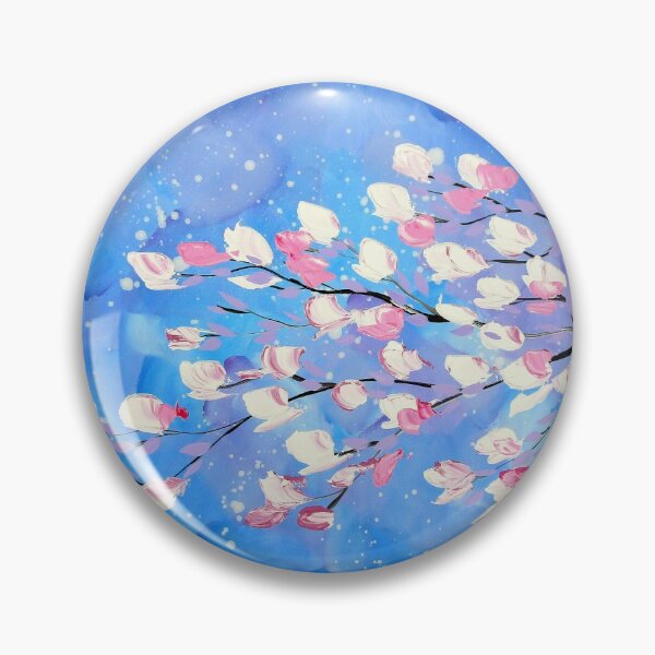 Item preview, Pink and Blue Tranquility Study designed and sold by cathyjacobs.