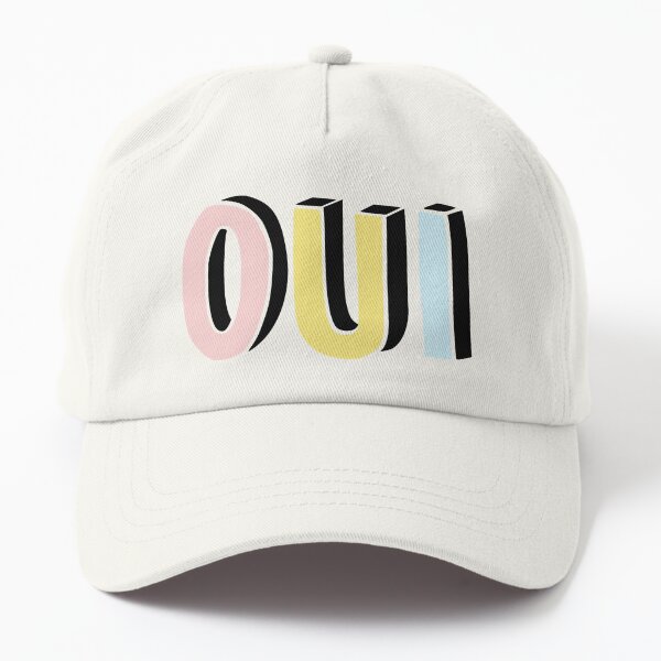 Oui Print, Pastel Yes Print Cap for Sale by kapotka