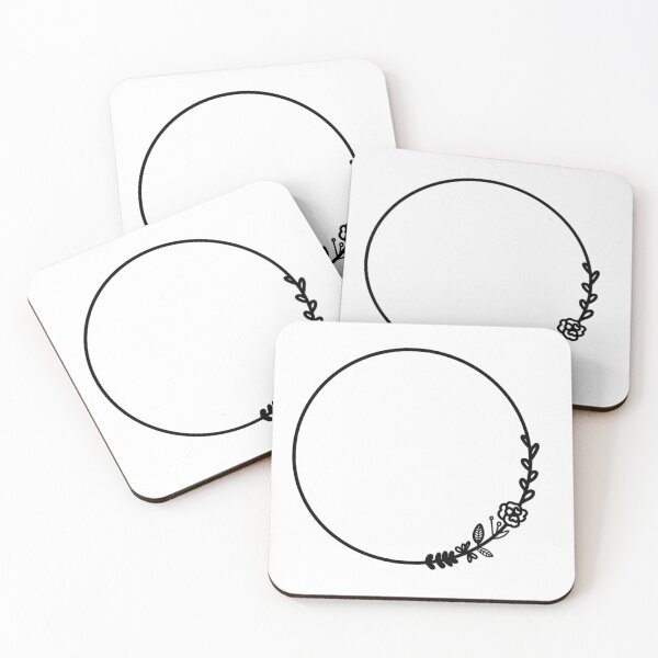 Item preview, Floral Accented Circle  designed and sold by Sketches by Sophie.