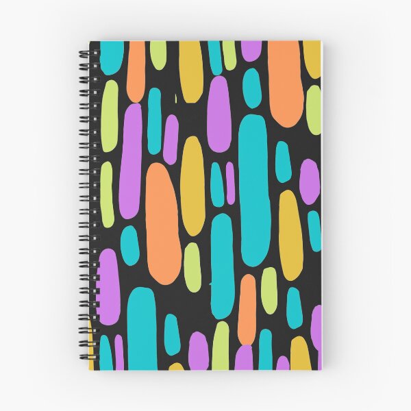 Item preview, Multicolored Spiral Notebooks, Hardcover designed and sold by Count Timer.