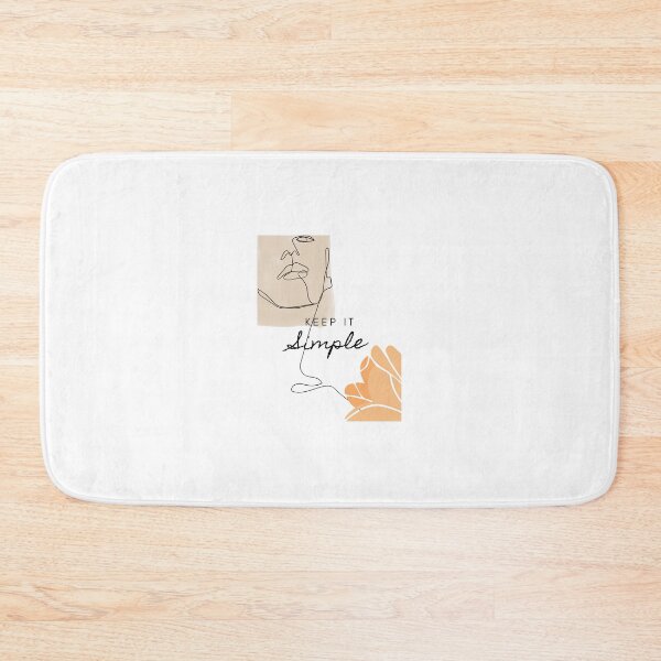 Item preview, "Keep It Simple" statement minimalistic design designed and sold by coolorized.