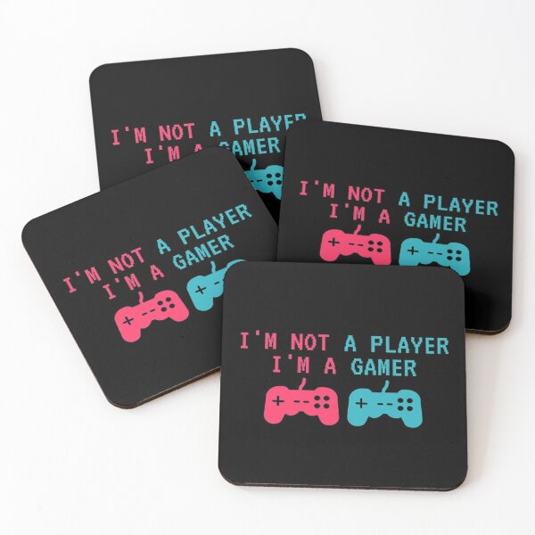 Item preview, I'm not a player I'm a gamer designed and sold by DreamBigShirts.