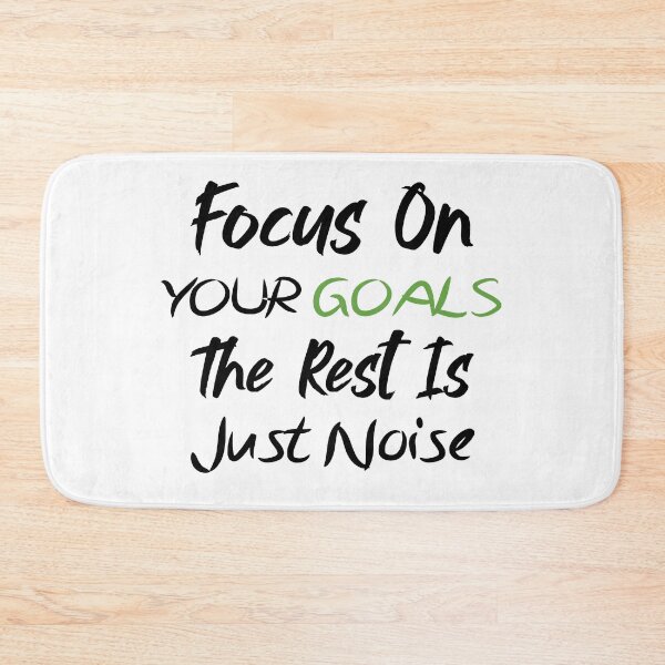 Item preview, Focus On Your Goals The Rest is Just Noise Motivation designed and sold by Shop-collection.