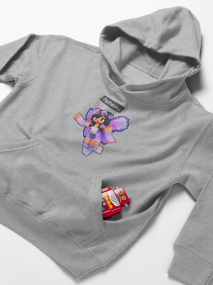Alternate view of Aphmau Minecraft Magical Fairy Kids Pullover Hoodie