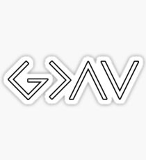 God Is Greater Than the Highs and Lows Sticker