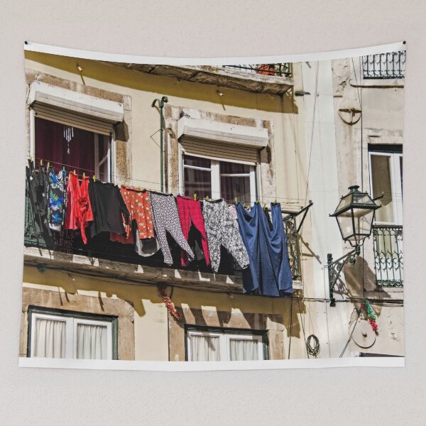 Item preview, One Fine Laundry Day In Alfama - 1 © designed and sold by © Hany G. Jadaa © Prince John Photography.