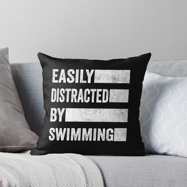Item preview, Easily Distracted By Swimming designed and sold by AMINE  ★★★★★.