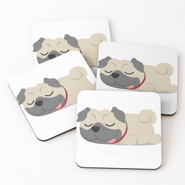 Item preview, Pug cute and sleepy designed and sold by Emil1993.