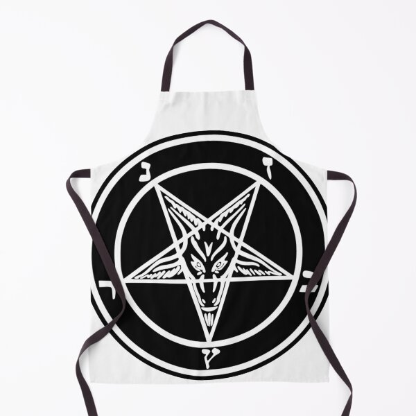 Item preview, Baphomet Goat Head Inverted Pentagram Occult Satanic Logo Baphomet Occult Black Sigil designed and sold by Reign Of Darkness.