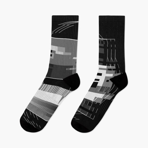 Item preview, Black and White Glitch TV test designed and sold by zeljkica.