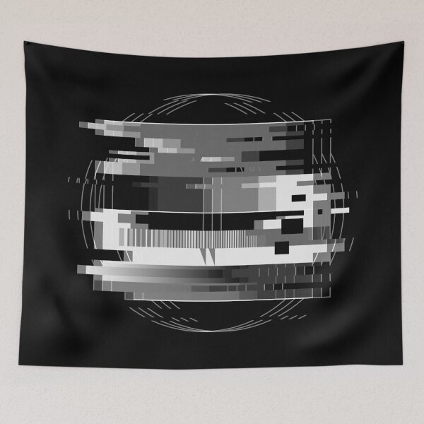 Item preview, Black and White Glitch TV test designed and sold by zeljkica.