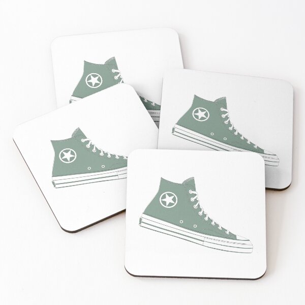 Item preview, Olive Green Converse Illustration designed and sold by MickeyEdwards.