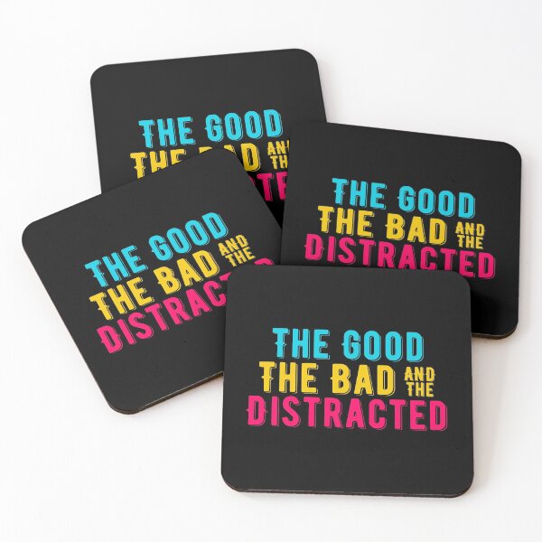 Item preview, #ADHD - The Good The Bad And The Distracted , Colourful, Attention Deficit Hyperactive Disorder designed and sold by MJDezigns.
