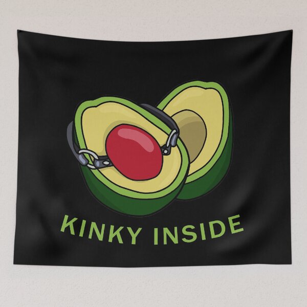 Item preview, Kinky inside - Avocado designed and sold by ValentinaHramov.