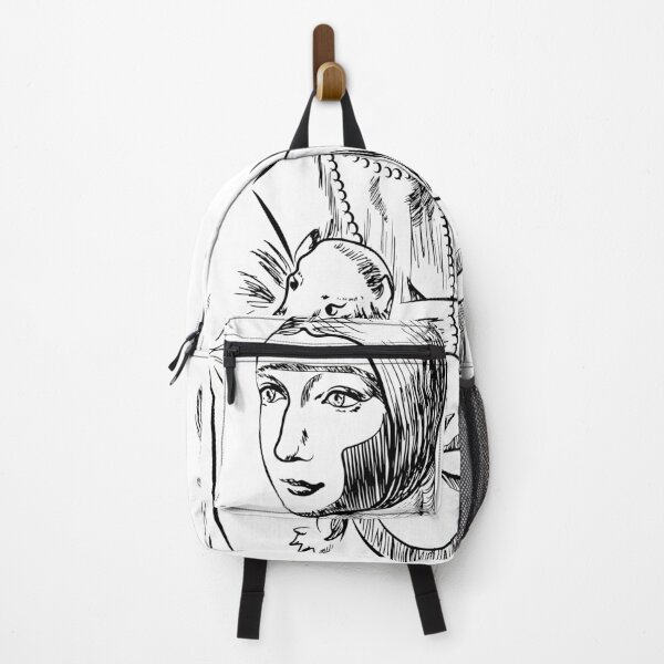 Item preview, Lady with an Ermine line art designed and sold by DianaMelnyk.