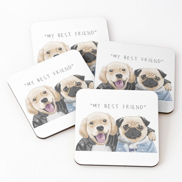 Item preview, Labrador Retriever and his best friend the Pug designed and sold by Emil1993.