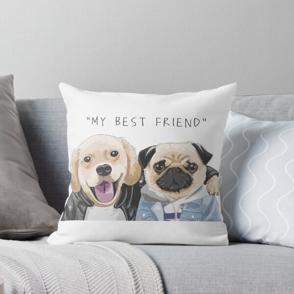 Item preview, Labrador Retriever y su mejor amigo el Pug designed and sold by Emil1993.