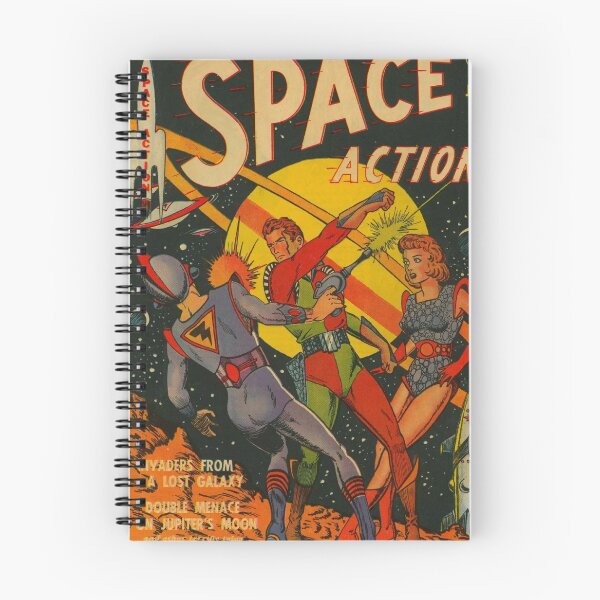 Item preview, -Space action golden era Science-fiction comic book designed and sold by beachcamper.
