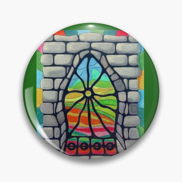 Item preview, 566 - DESIGN FOR A STAINED -GLASS WINDOW - DAVE EDWARDS - COLOURED PENCILS - 2021 designed and sold by BLYTHART.