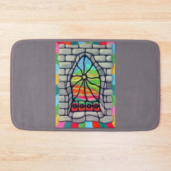 Item preview, 566 - DESIGN FOR A STAINED -GLASS WINDOW - DAVE EDWARDS - COLOURED PENCILS - 2021 designed and sold by BLYTHART.