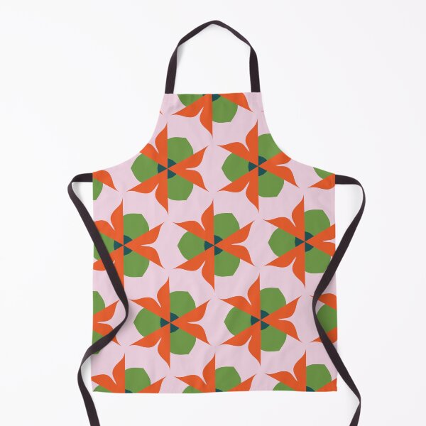 Artikelvorschau, Super Bright and Colorful Geometric Seamless Pattern in Green, White, Orange, and Pink entworfen und verkauft von cozycaroline.