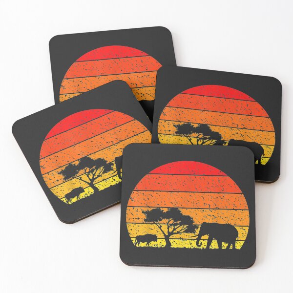 Item preview, Vintage Africa Retro Sunset Silhouette designed and sold by PRID3STATE.