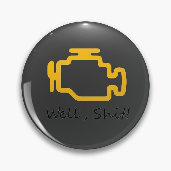 Item preview, Warning check engine designed and sold by Epic  Art.