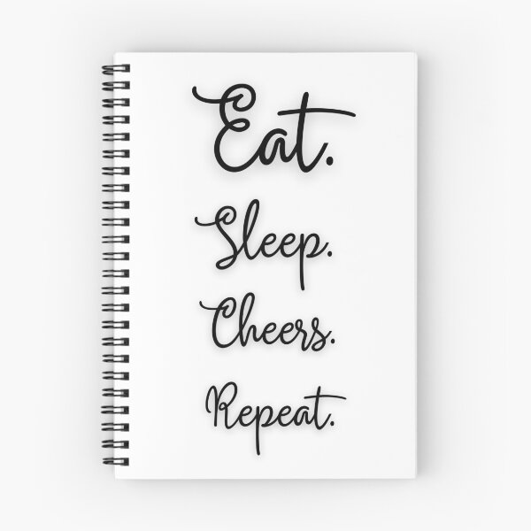 Item preview, Eat Sleep Cheers Repeat designed and sold by LenysEcoHome.
