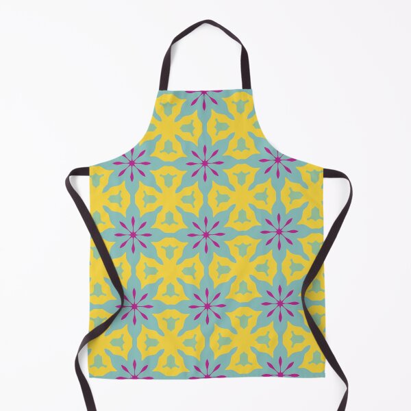 Item preview, Super Bright and Colorful Geometric Seamless Pattern in Teal, Yellow and Pink designed and sold by cozycaroline.