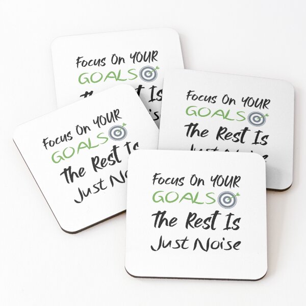 Item preview, Focus On Your Goals The Rest is Just Noise  designed and sold by Shop-collection.