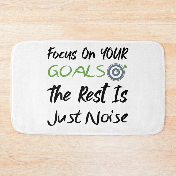 Item preview, Focus On Your Goals The Rest is Just Noise  designed and sold by Shop-collection.