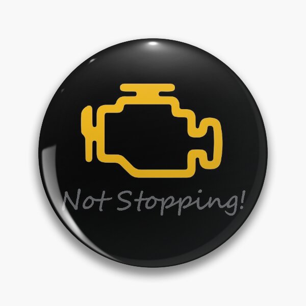 Item preview, Warning check engine (not stopping) designed and sold by Epic Art.