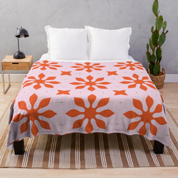 Item preview, Super Bright and Colorful Geometric Seamless Pattern in Orange, Pink and Green designed and sold by cozycaroline.
