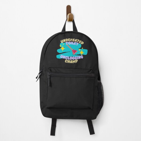 Item preview, Undefeated Toilet Unclogging Champ Teal Black - Dad Gifts, Mom Gifts, Funny bathroom humour designed and sold by Teetee94.