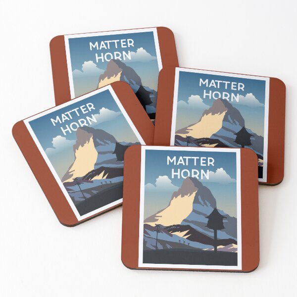 Item preview, Matterhorn- Minimalist Travel Style - Theme Park Art designed and sold by MainStreetStudo.