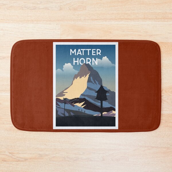 Item preview, Matterhorn- Minimalist Travel Style - Theme Park Art designed and sold by MainStreetStudo.