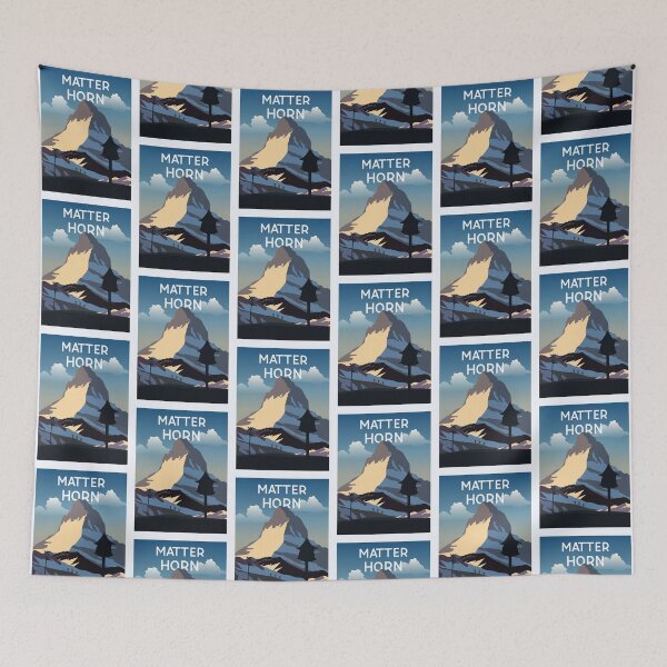Item preview, Matterhorn- Minimalist Travel Style - Theme Park Art designed and sold by MainStreetStudo.