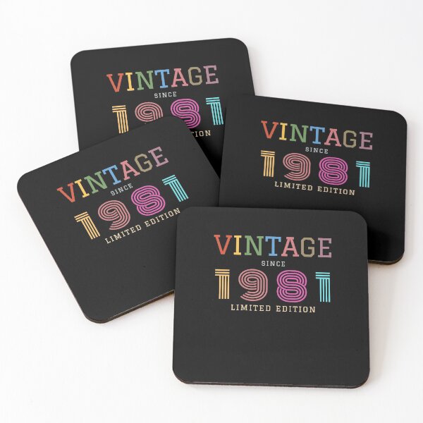 Item preview, Vintage Since 1981 | Limited Edition | 41th Birthday designed and sold by JooArtPrints  ★★★★★.