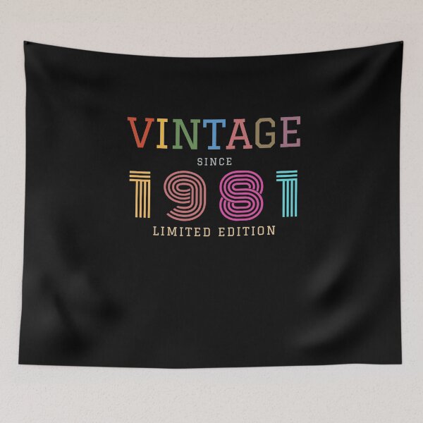 Item preview, Vintage Since 1981 | Limited Edition | 41th Birthday designed and sold by JooArtPrints  ★★★★★.
