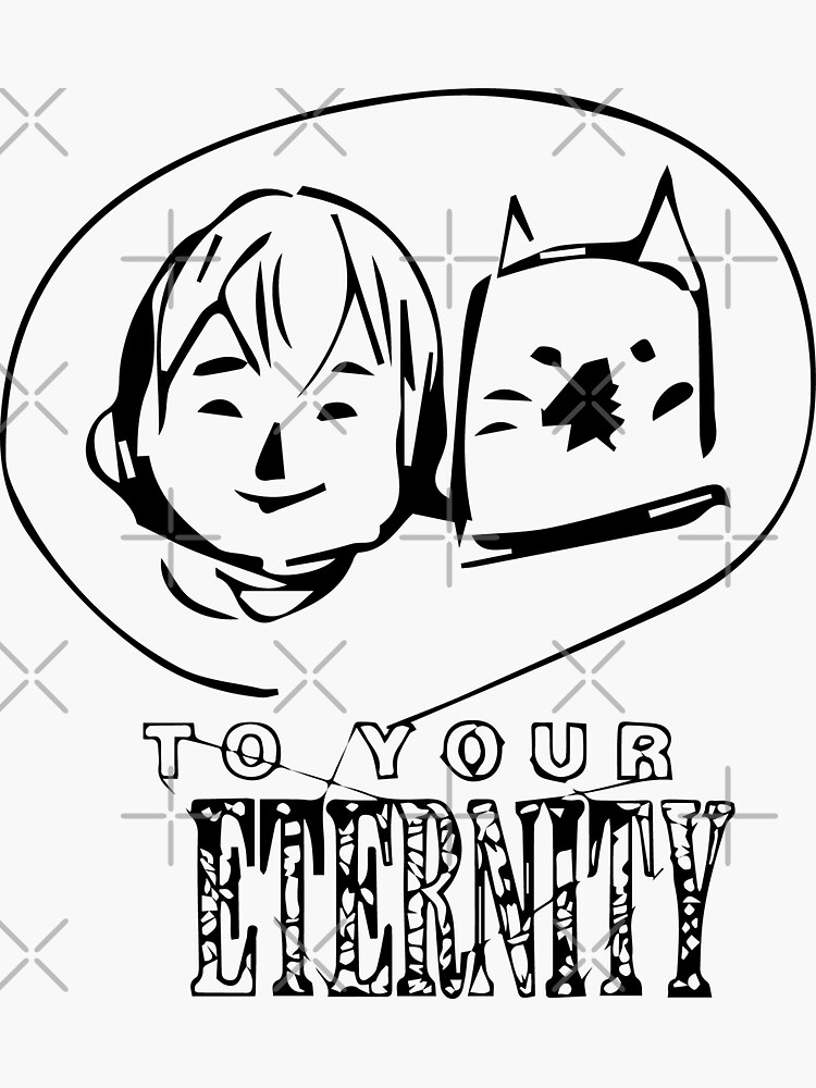 To Your Eternity Fushi Vinyl Sticker Fumetsu No Anata E 