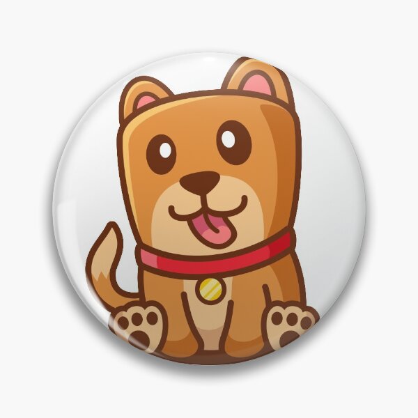 Item preview, Cute Dog Sit Down designed and sold by Red_Stickers.