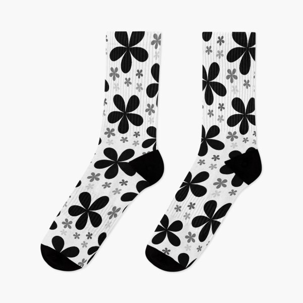 Item preview, Black and grey florals designed and sold by Demask.