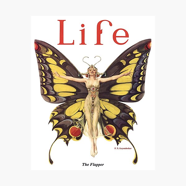 Item preview, The Flapper by Frank Xavier Leyendecker - Vintage Art designed and sold by RickE.