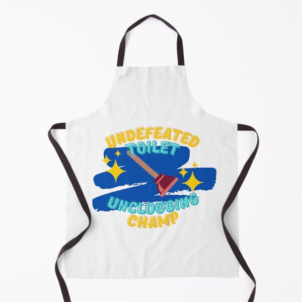 Item preview, Undefeated Toilet Unclogging Champ Dark Blue - Dad Gifts, Mom Gifts, Funny bathroom humour designed and sold by Teetee94.