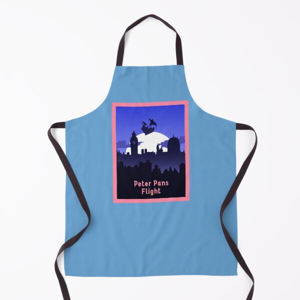 Item preview, Peter Pan's Flight Full Moon - Minimalist Travel Style - Theme Park Art designed and sold by MainStreetStudo.