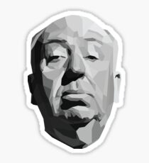 Alfred Hitchcock Geometric Graphic Sticker
