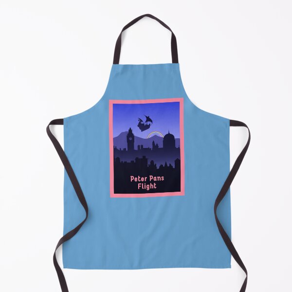 Item preview, Peter Pan's Flight Neverland Rainbow - Minimalist Travel Style - Theme Park Art designed and sold by MainStreetStudo.