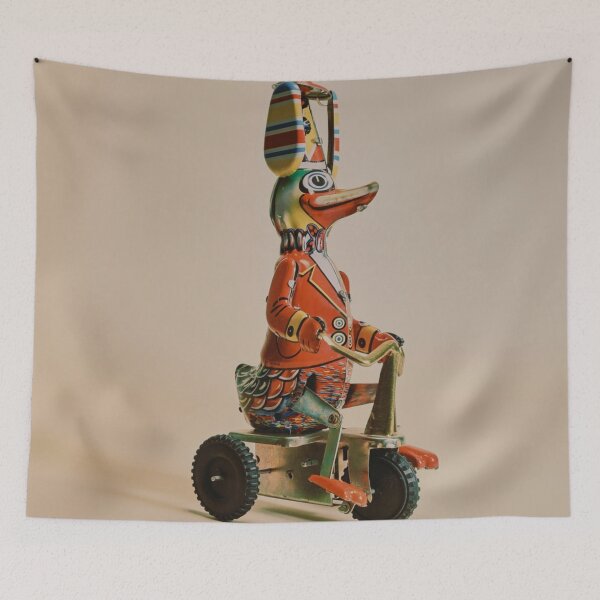Item preview, Vintage Antique Toy Duck on Bike designed and sold by mwagie.