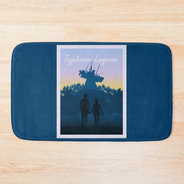 Item preview, Typhoon Lagoon - Minimalist Travel Style - Theme Park Art designed and sold by MainStreetStudo.